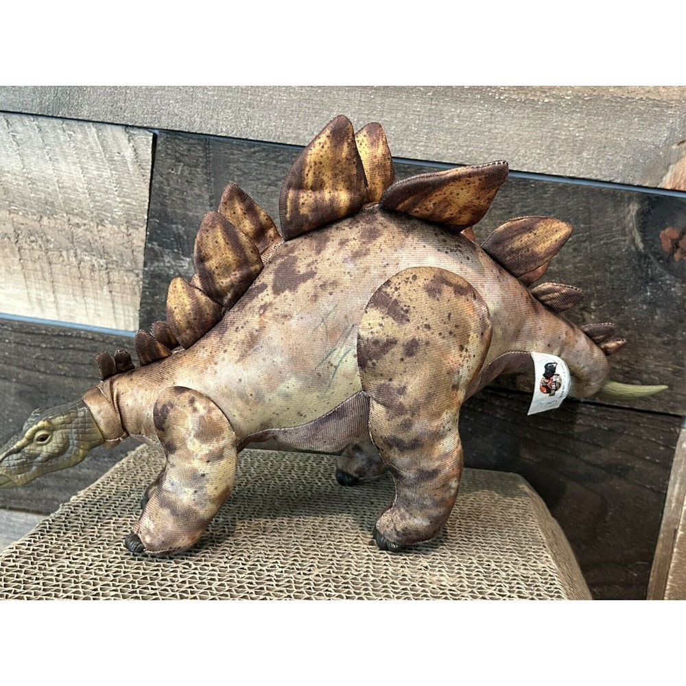 Vintage 1997 The Lost World Jurassic Park Stegosaurus JP 15" Plush Plastic Head‎